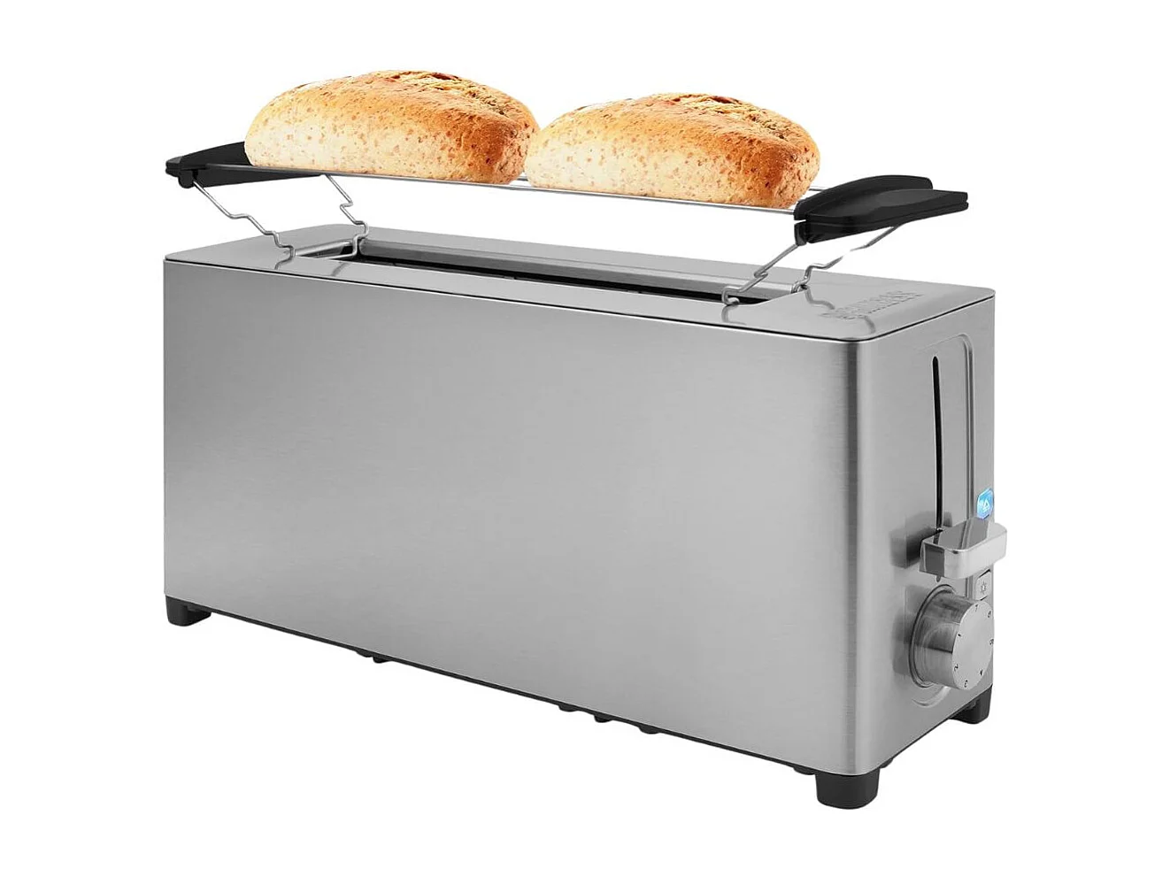 Tostador Princess 142401 1050W ranura larga 7 tostados acero inox