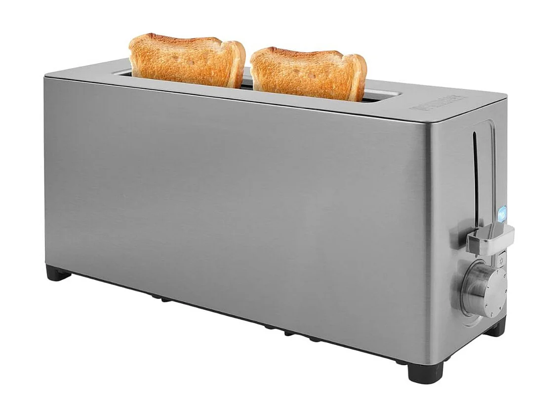 Tostador Princess 142401 1050W ranura larga 7 tostados acero inox