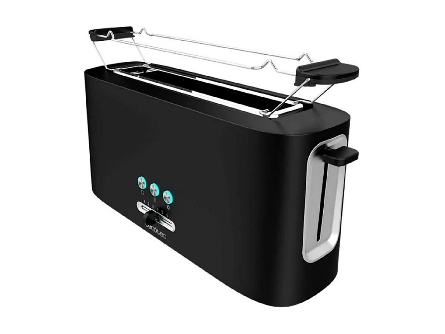Tostador Cecotec Toast&Taste 10000 Extra 980W ranura extra ancha negro