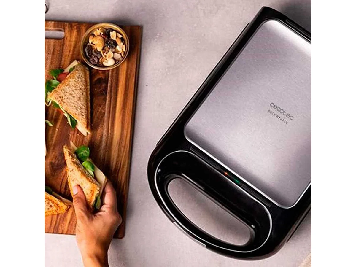 Sandwichera Cecotec Rock'nToast Family 1500W inox