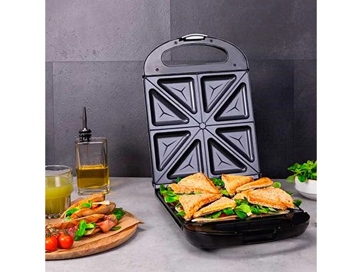 Sandwichera Cecotec Rock'nToast Family 1500W inox