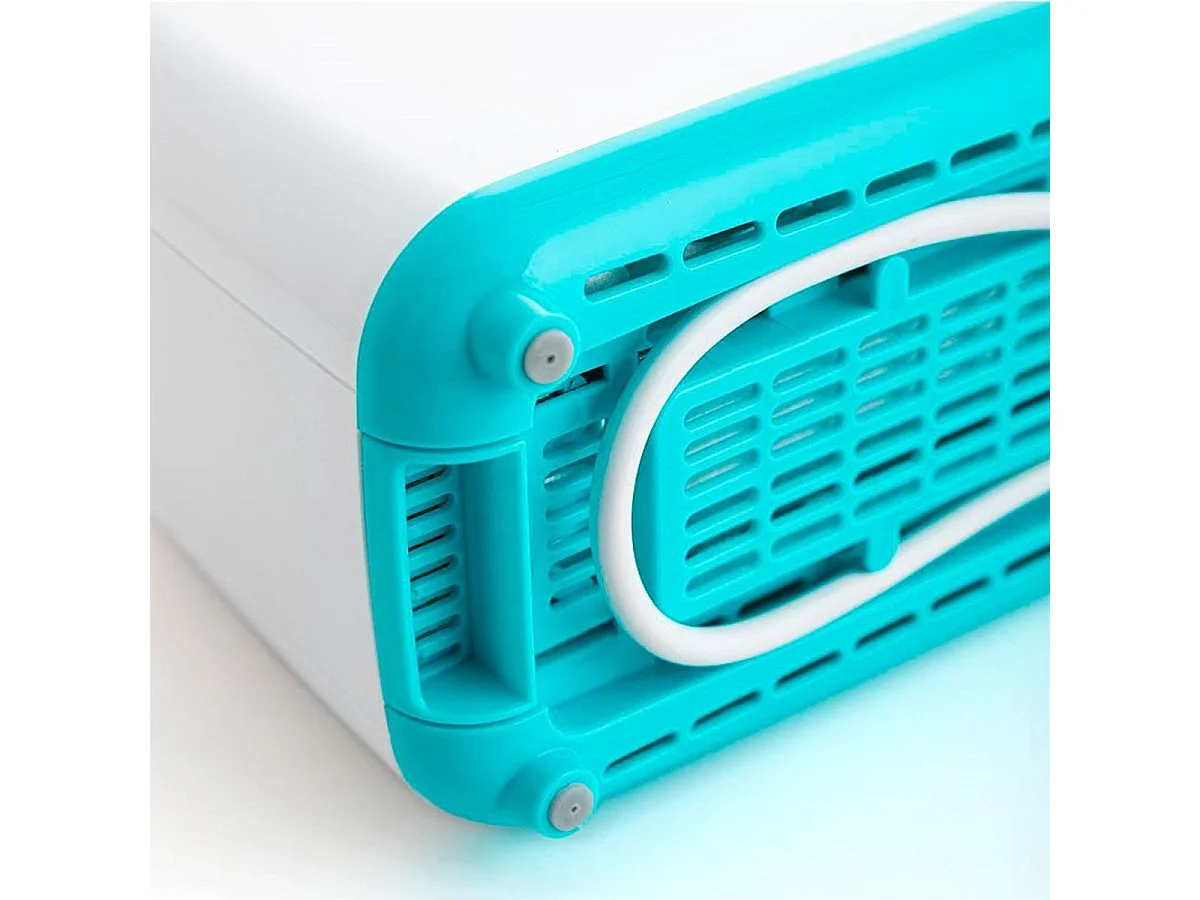Tostador Gallery Dcook 800W ranura larga 3 funciones 7 posiciones de tostado blanco/azul