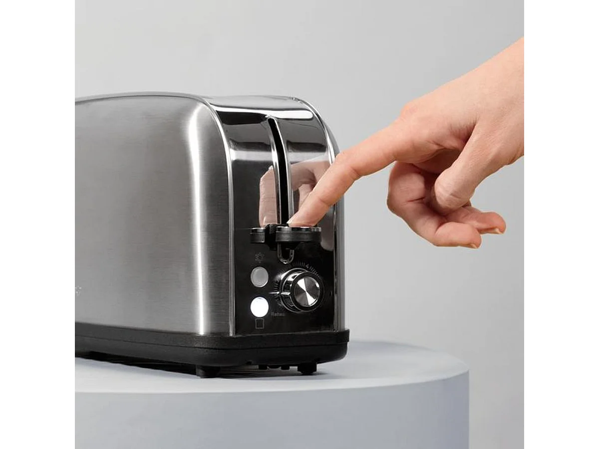 Tostador Cecotec Toastin time 850 Long Lite 850W ranura larga inox