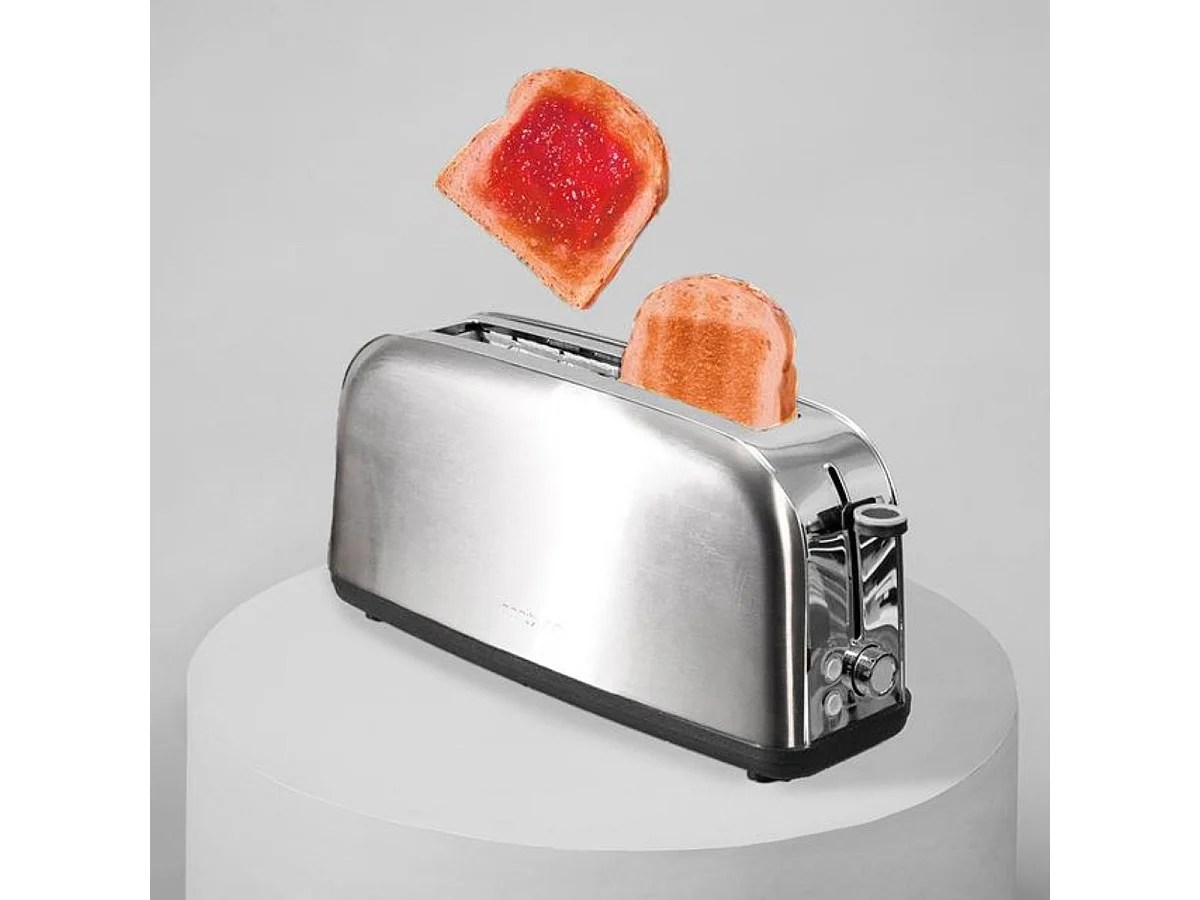 Tostador Cecotec Toastin time 850 Long Lite 850W ranura larga inox
