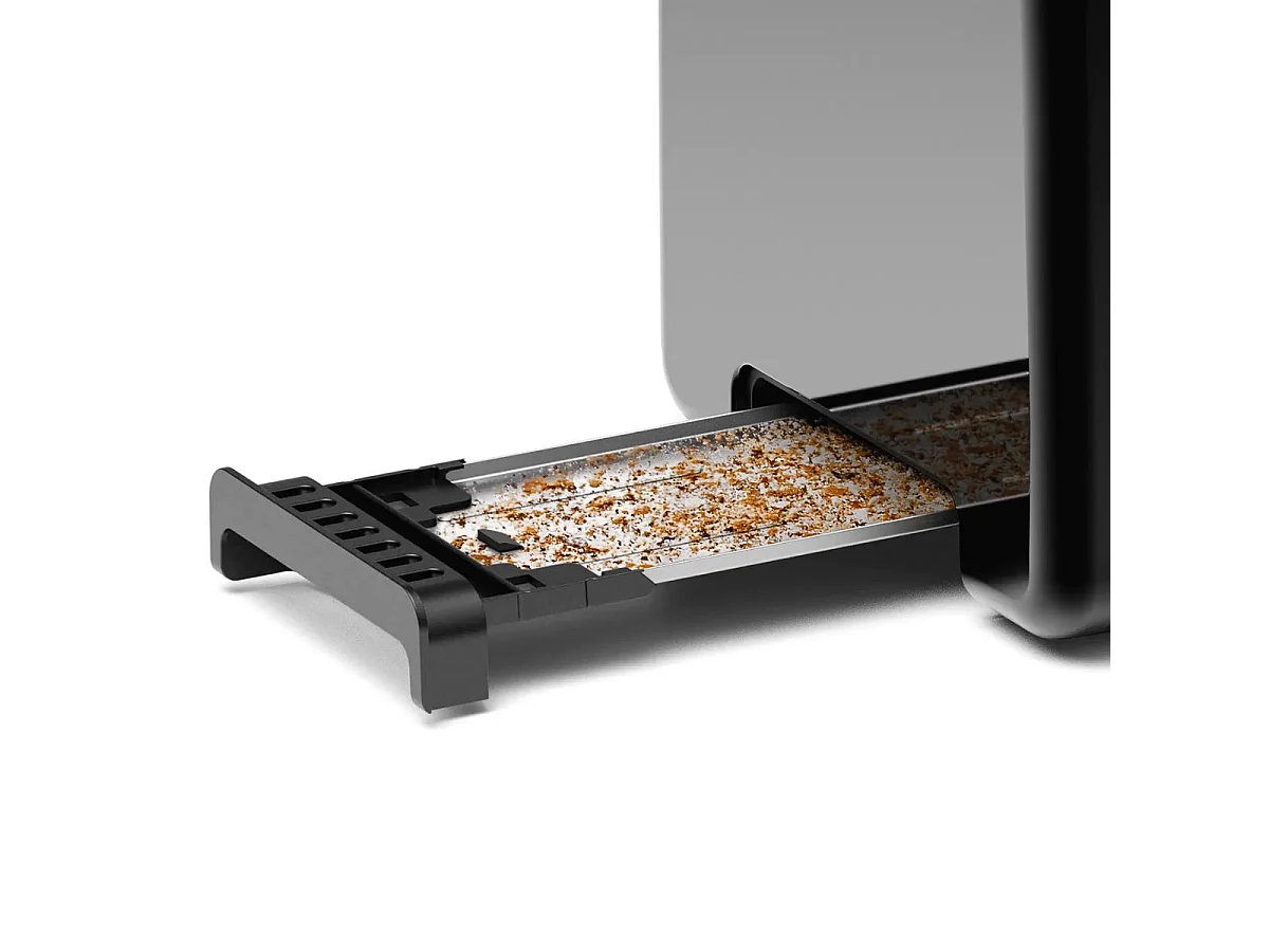 Tostador Bosch TAT3P423 2R 970W 2 ranuras acero inoxidable negro