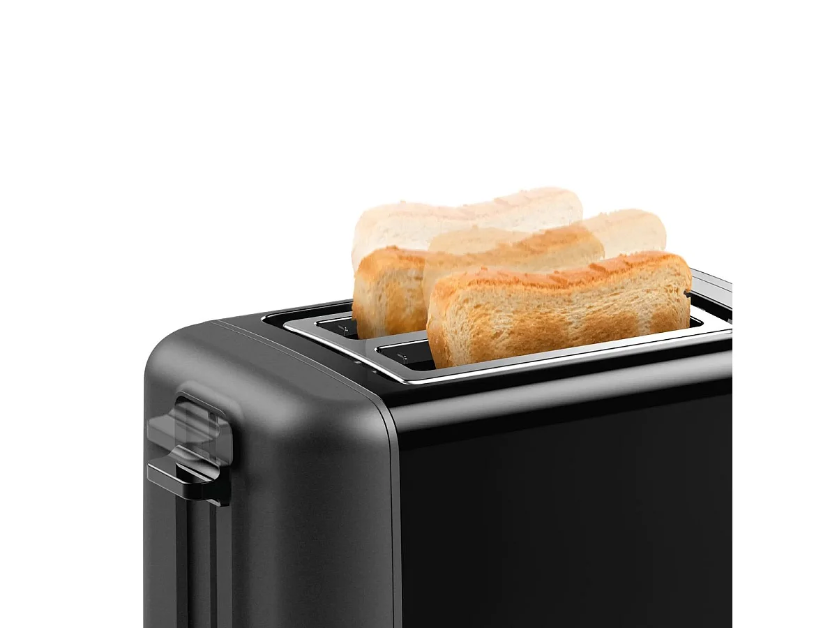 Tostador Bosch TAT3P423 2R 970W 2 ranuras acero inoxidable negro