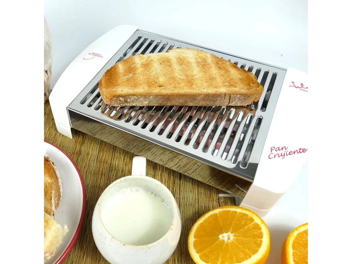 Tostador Jata TT589 550W horizontal acero inox 6x21x33 cm