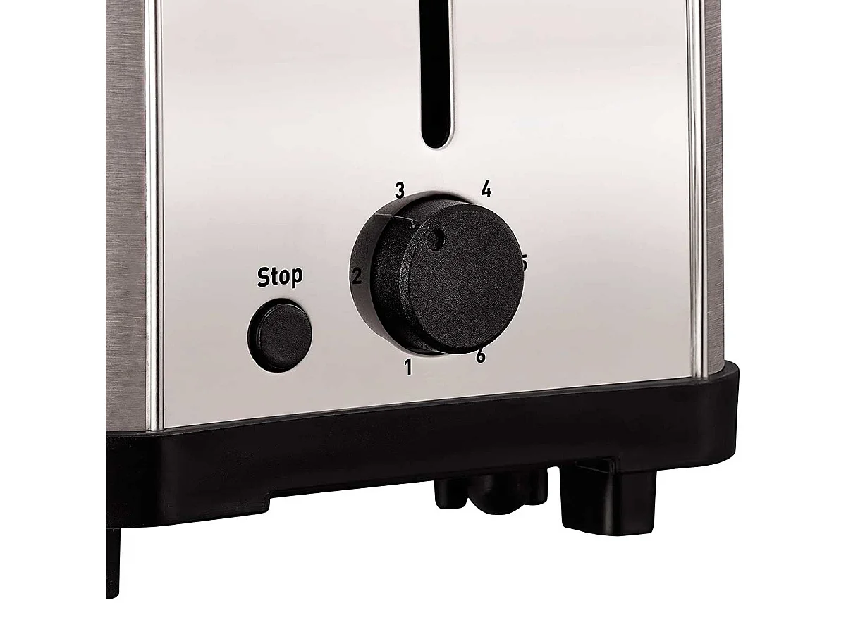 Tostador Moulinex Classic LT330D11 700W 2 ranuras 6 niveles inox