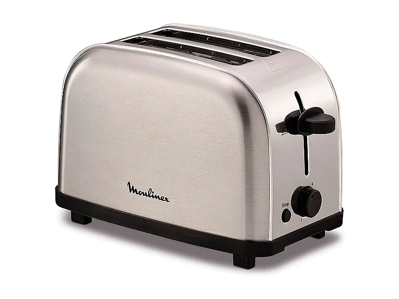 Tostador Moulinex Classic LT330D11 700W 2 ranuras 6 niveles inox