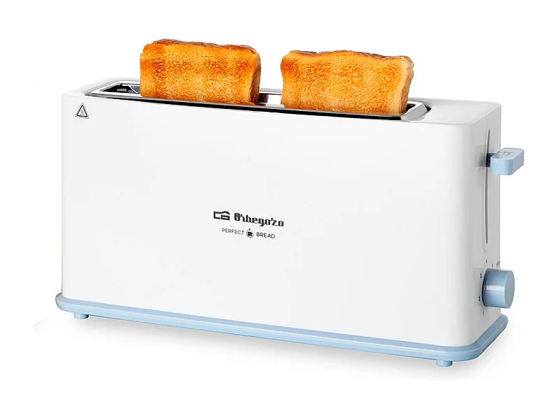 Tostador Orbegozo TO-4014 850W ranura ancha 7 posiciones blanco