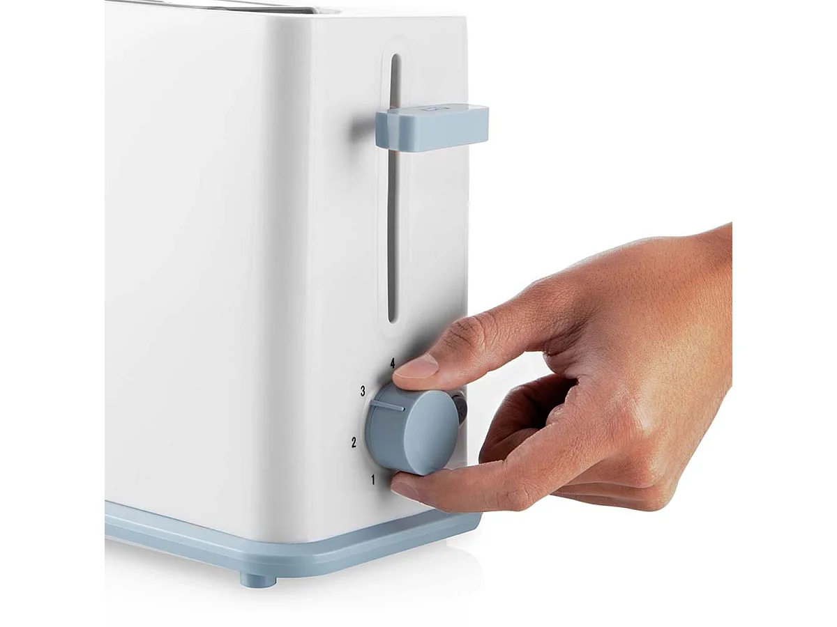 Tostador Orbegozo TO-4014 850W ranura ancha 7 posiciones blanco