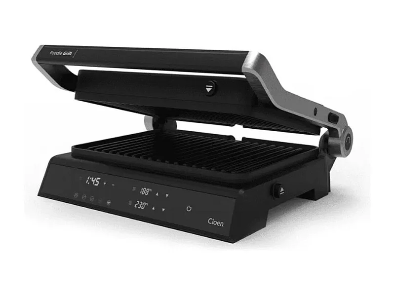 Parrilla eléctrica Cloen Foodie grill 2000W 5 menús negro