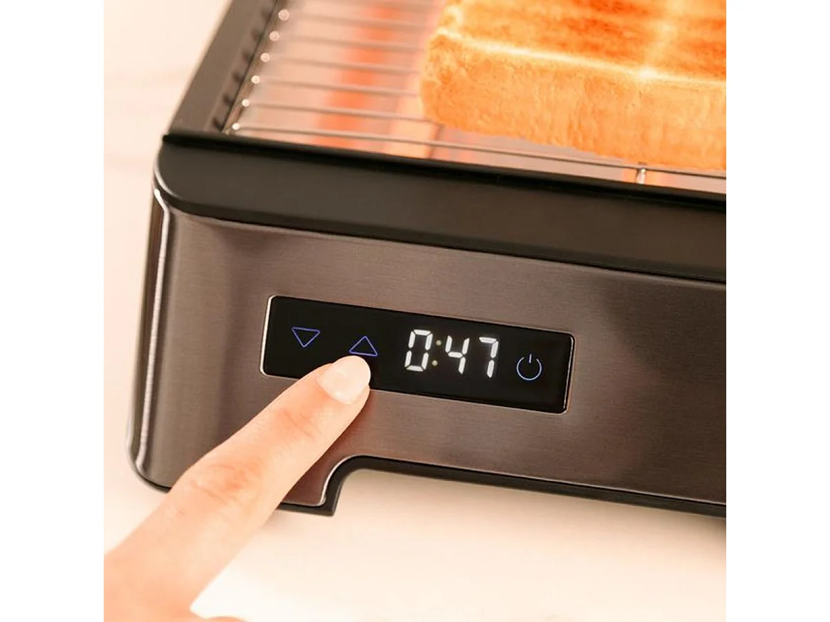 Tostador horizontal Cecotec NiceSlice Touch 1000W control táctil