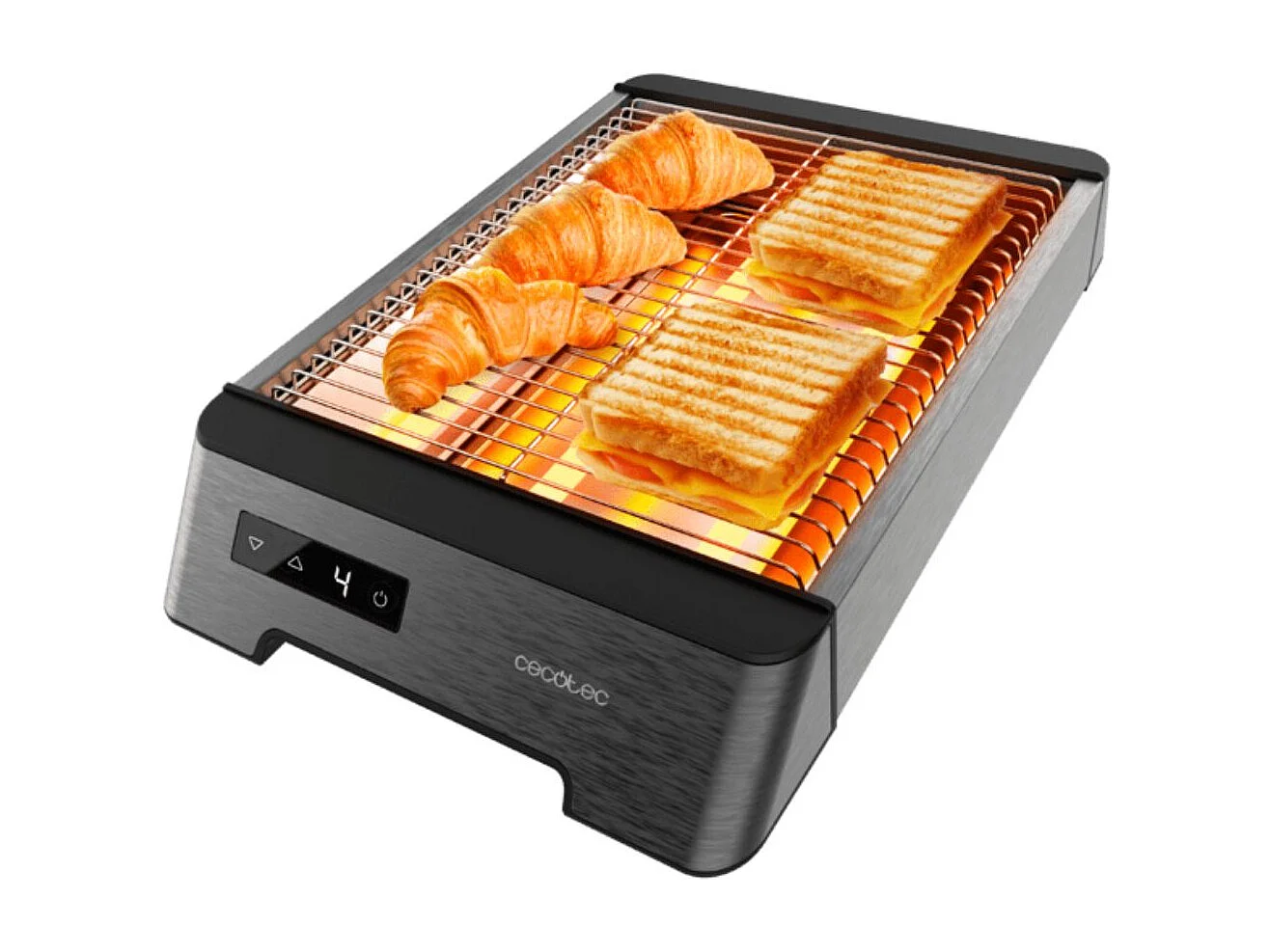 Tostador horizontal Cecotec NiceSlice Touch 1000W control táctil