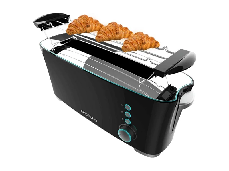 Tostadora Cecotec Toast&Taste Extra B 1000W 7 posiciones negro