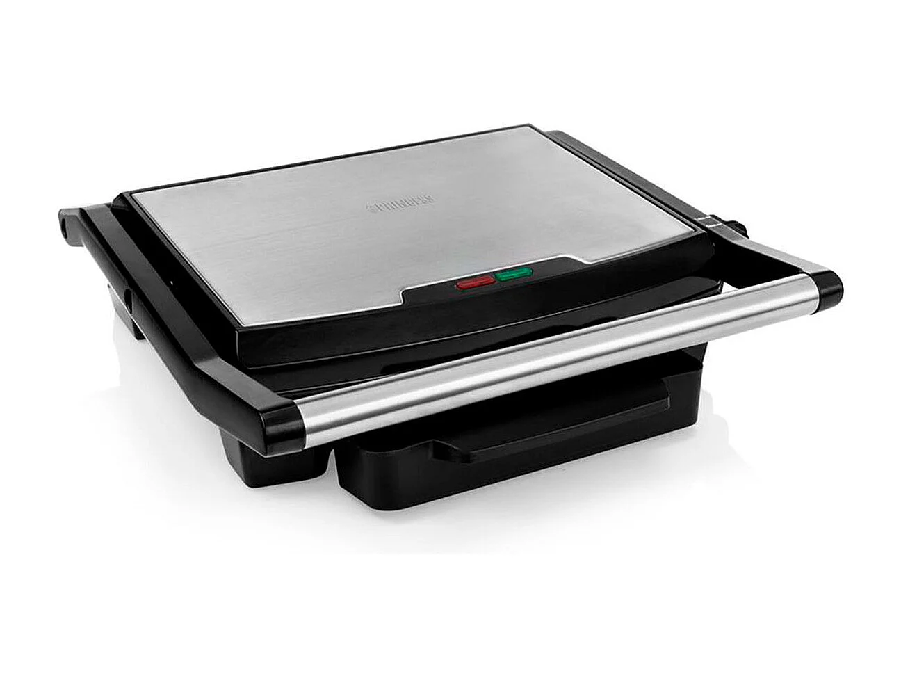Plancha grill Princess 112416 2000W placa flotante inox/negro