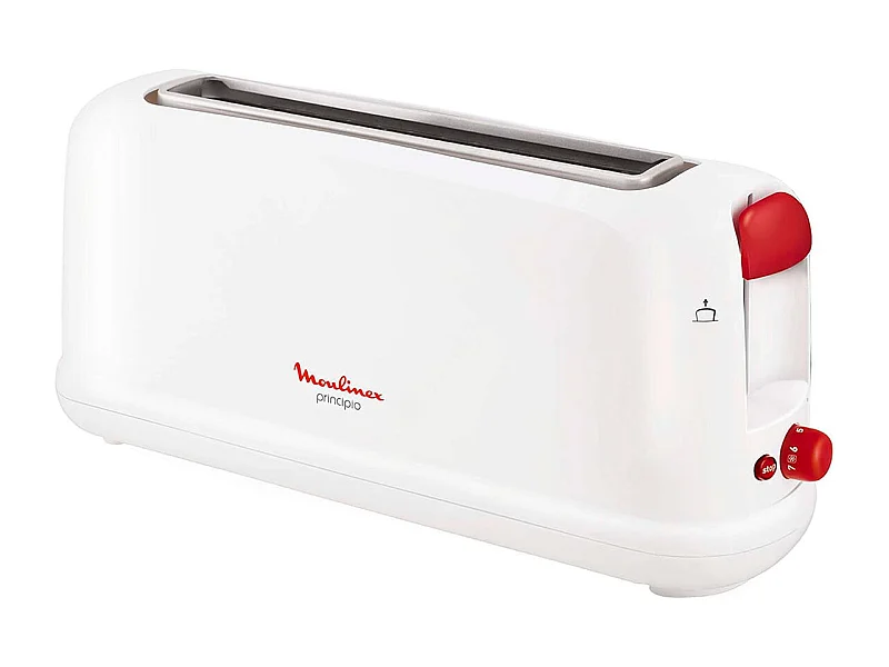Tostador Principio 1 Moulinex 750W blanco/rojo
