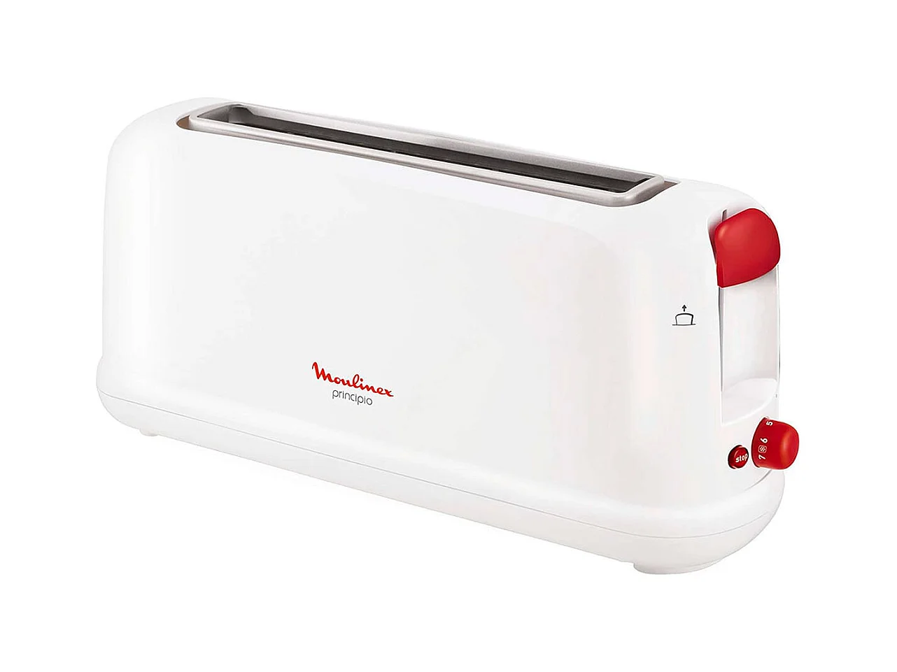 Tostador Principio 1 Moulinex 750W blanco/rojo