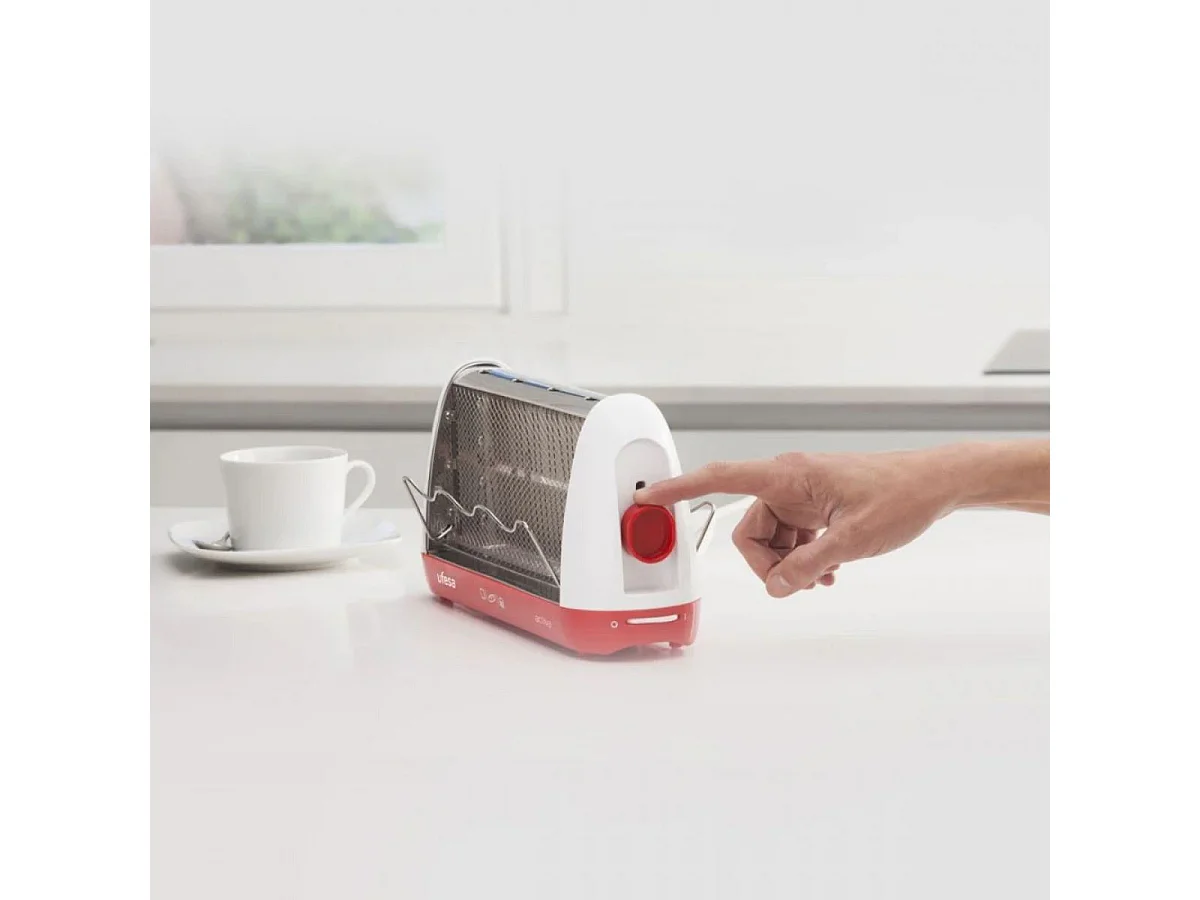 Tostador Ufesa TT7963 700W 2 ranuras blanco 15,6x32,2x9 cm