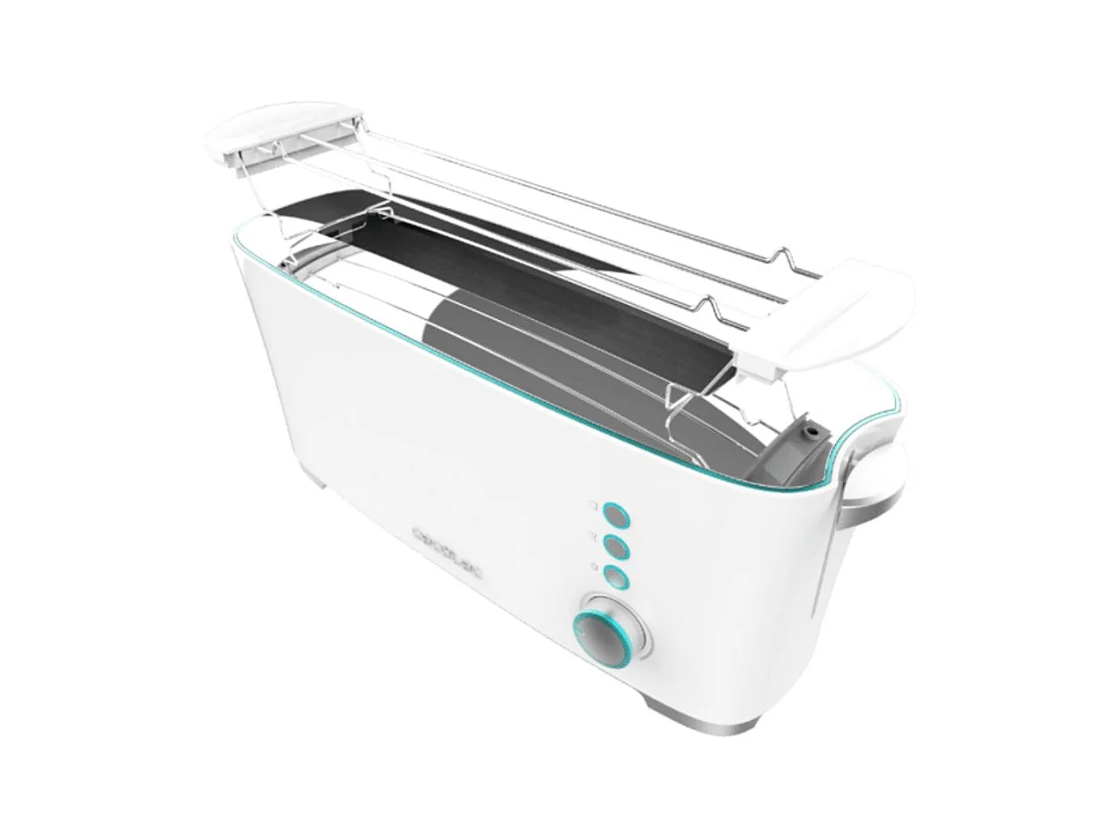 Tostador Cecotec Toast&Taste Extra W 1000W 7 posiciones blanco