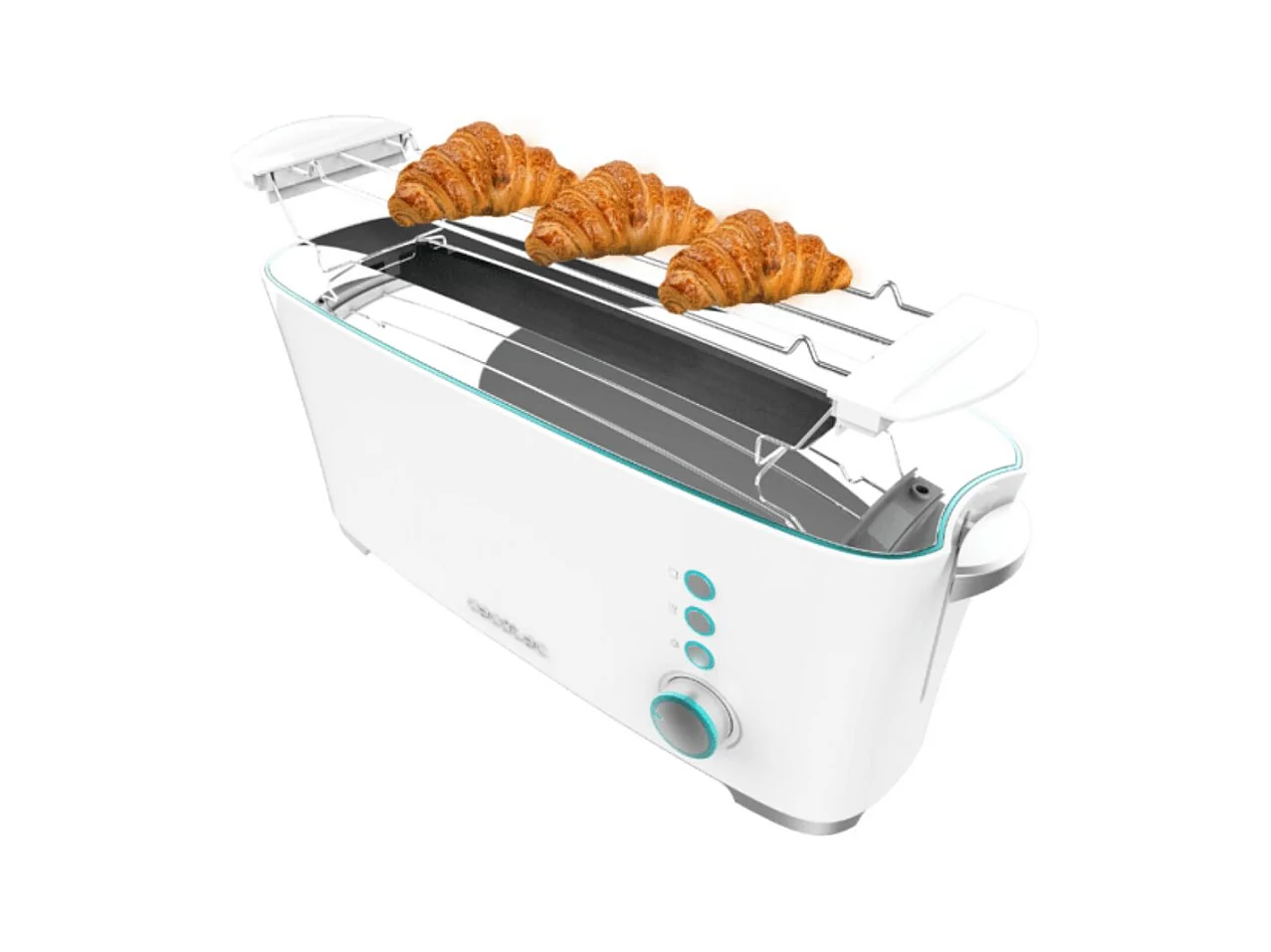 Tostador Cecotec Toast&Taste Extra W 1000W 7 posiciones blanco