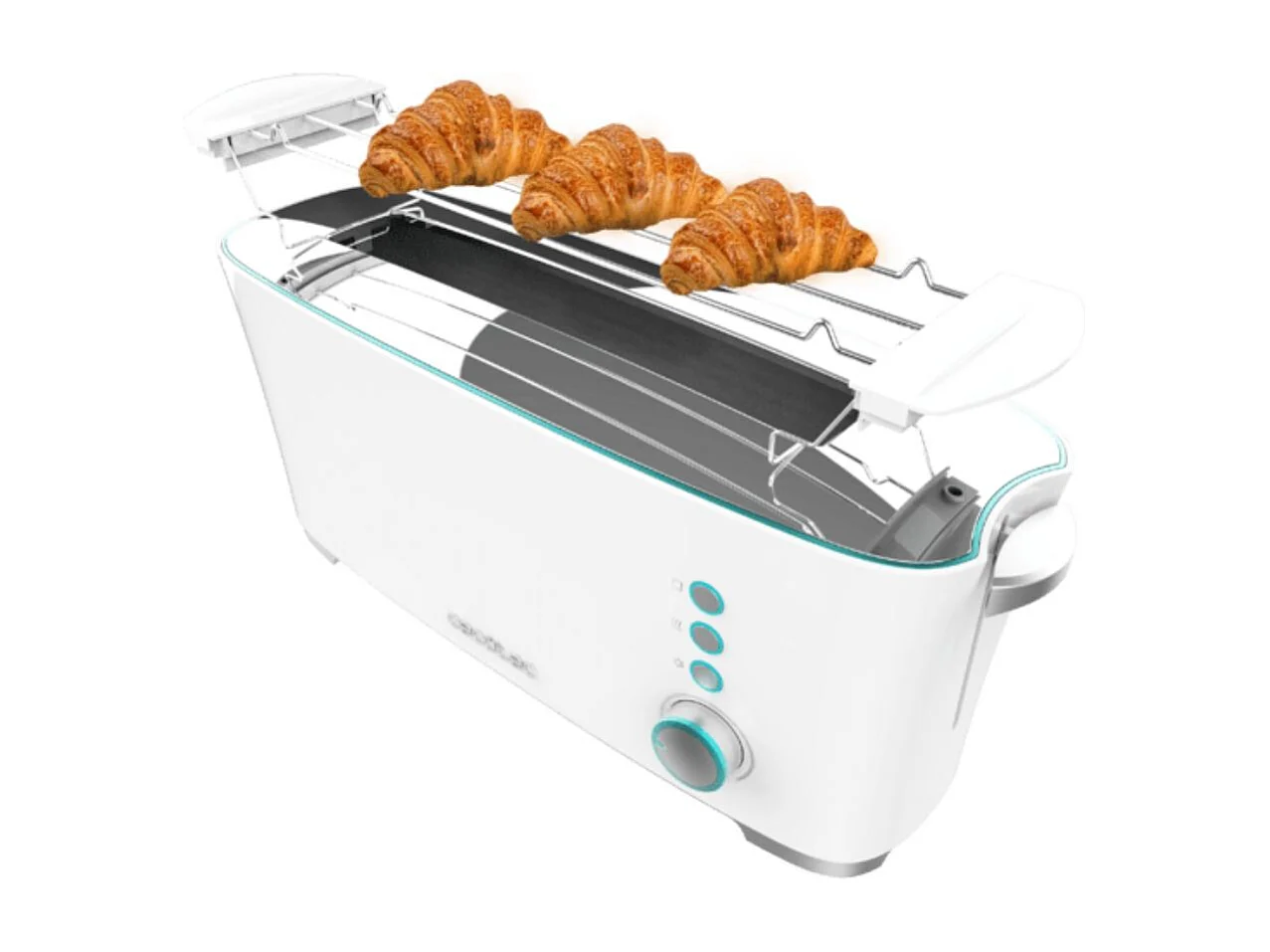 Tostador Cecotec Toast&Taste Extra W 1000W 7 posiciones blanco