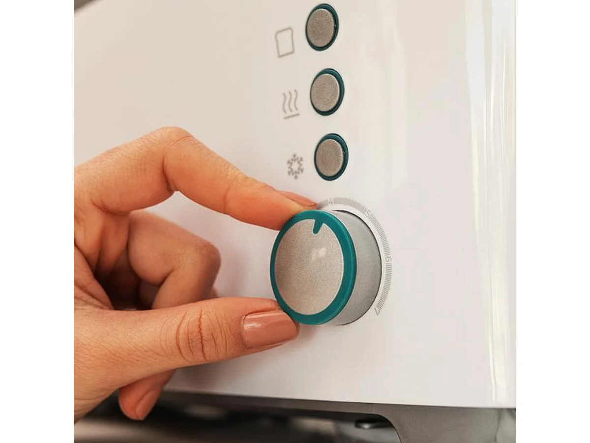 Tostador Cecotec Toast&Taste Extra W 1000W 7 posiciones blanco
