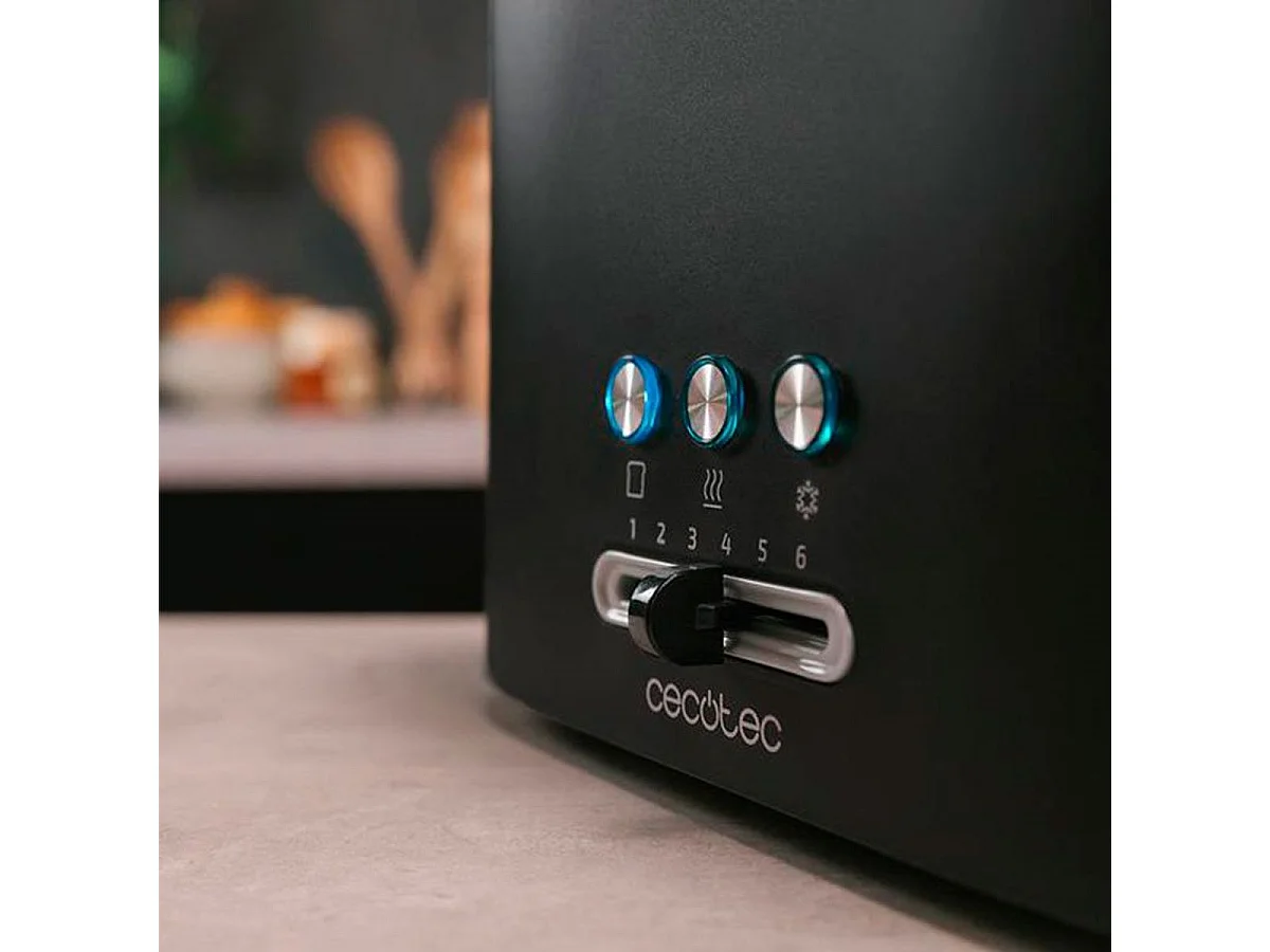 Tostador vertical Cecotec Toast&Taste 16000 Extra Double 1630W negro