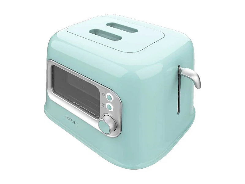 Tostador Cecotec RetroVision 700W diseño retro con ventana azul