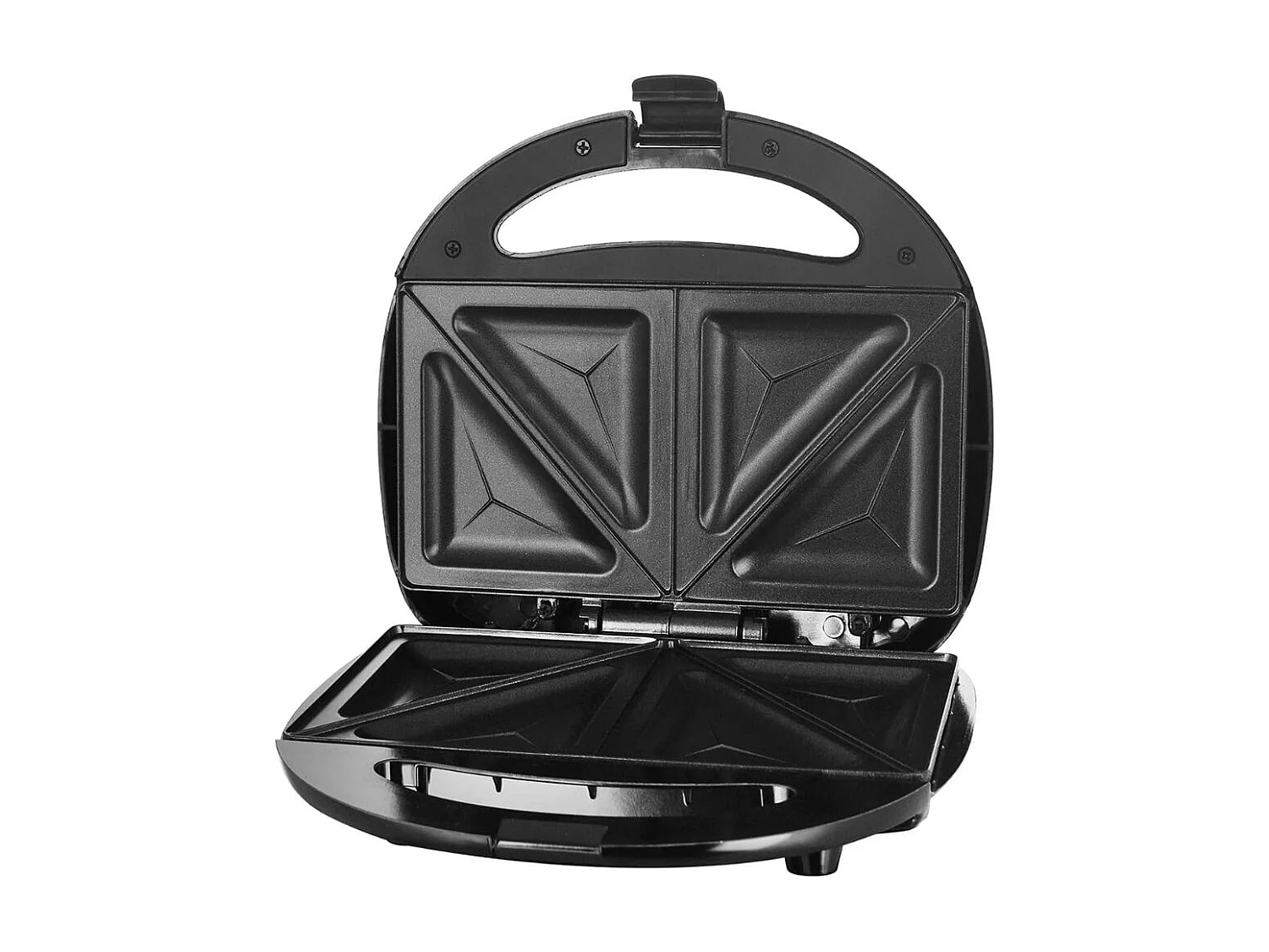 Sandwichera Emerio ST-120889 750W 2 raciones inox negro