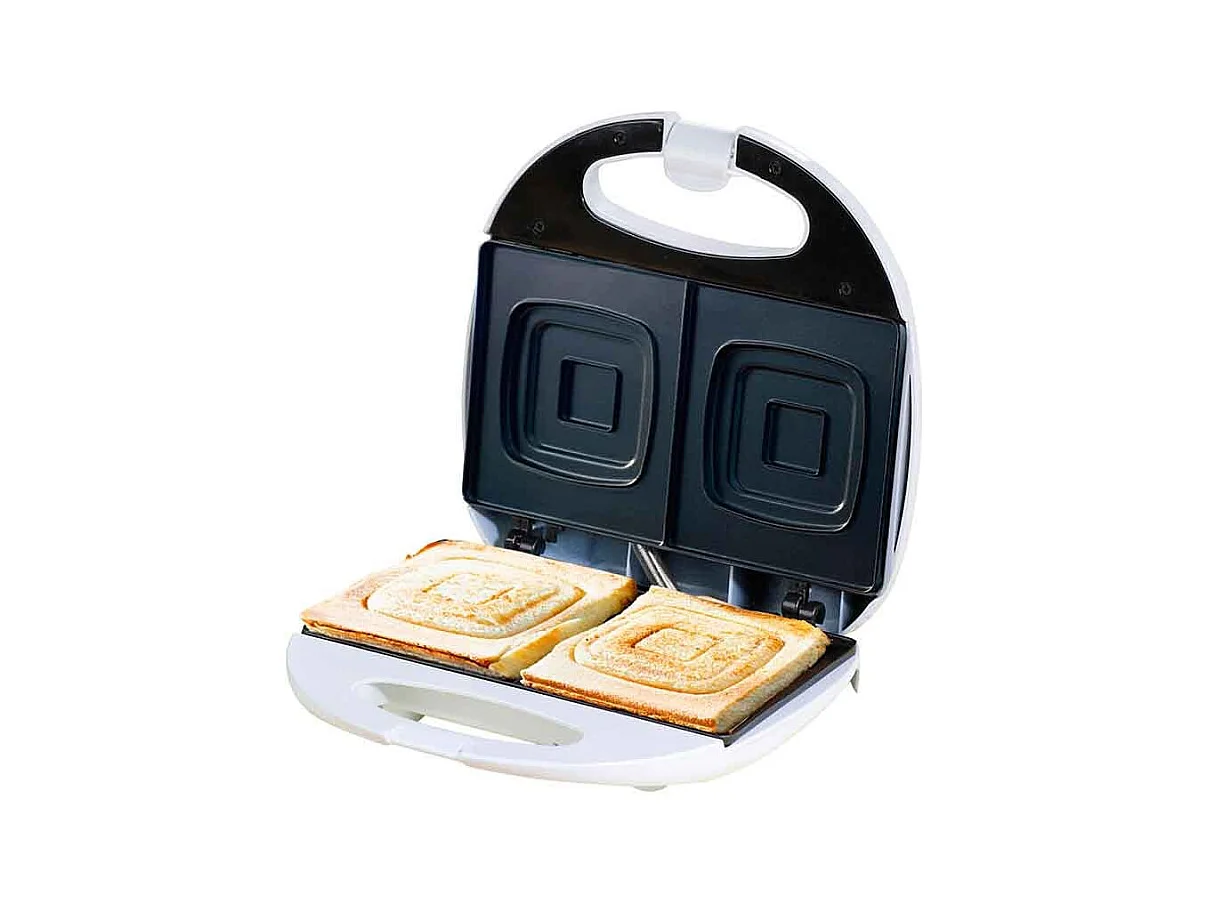 Sandwichera Comelec SA1204 700W placas antiadherentes blanco