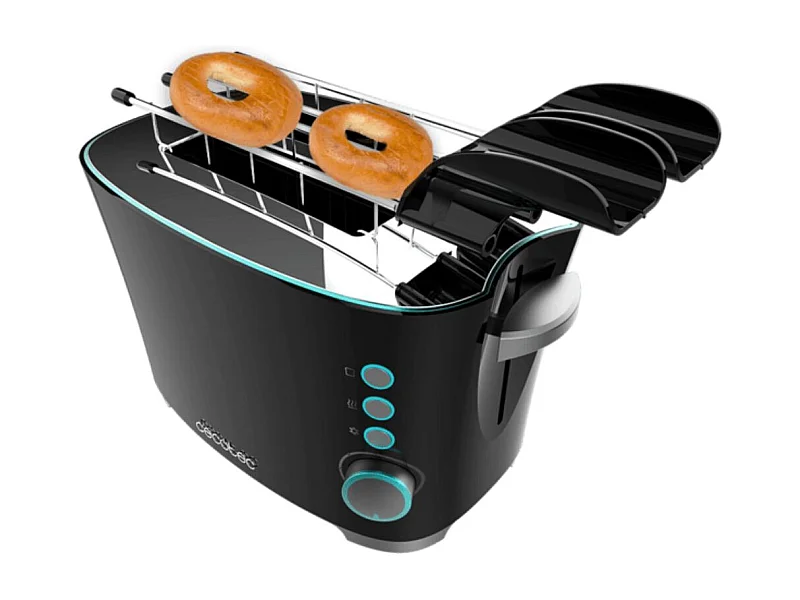Tostador Cecotec Toast&Taste Double B 650W 7 posiciones negro