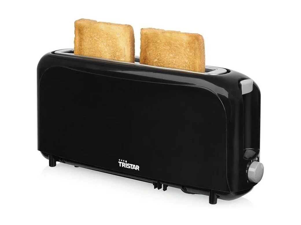 Tostador Tristar BR-1059PR 900W ranura larga 6 temperaturas negro