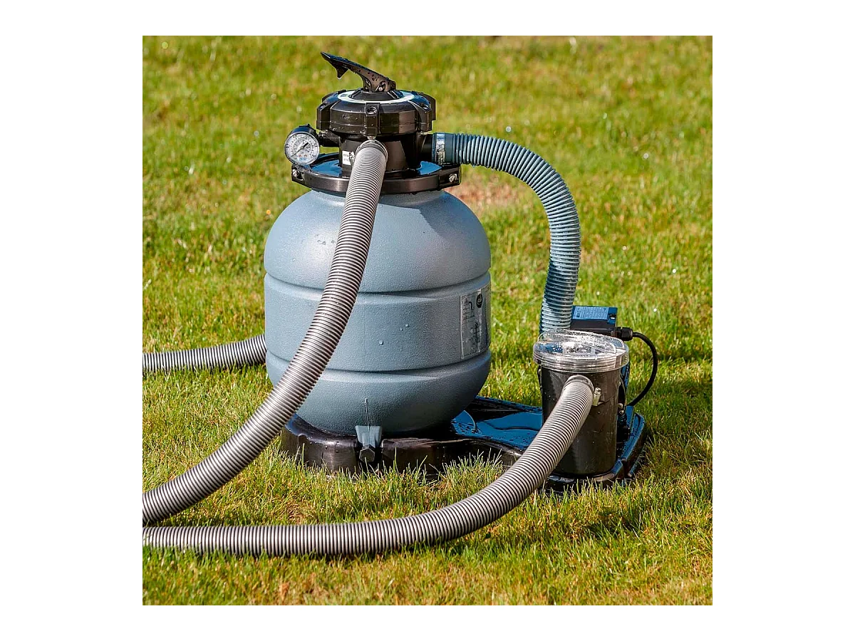 Piscine acier blanc Atlantis ronde 3,70 x 1,32 m - Gré