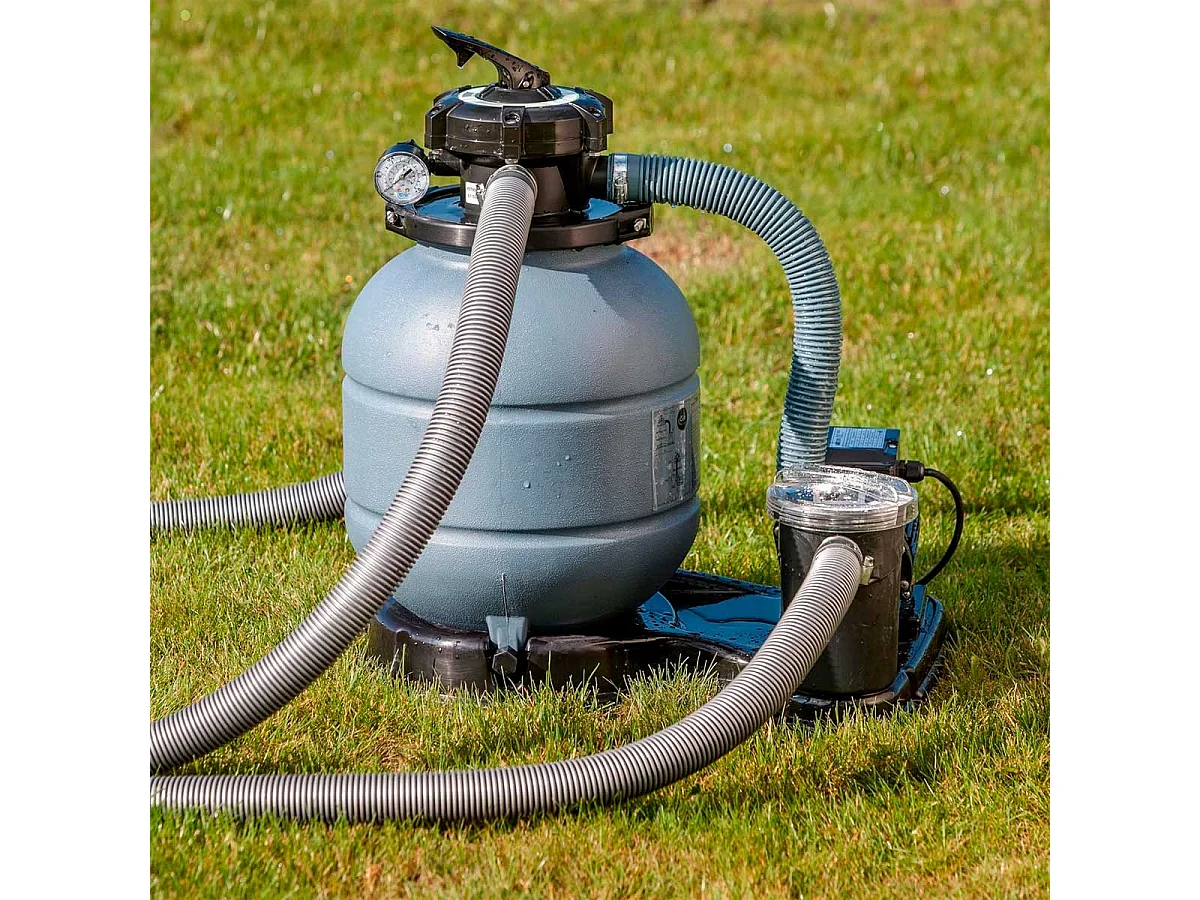 Piscine acier blanc Atlantis ronde 3,70 x 1,32 m - Gré