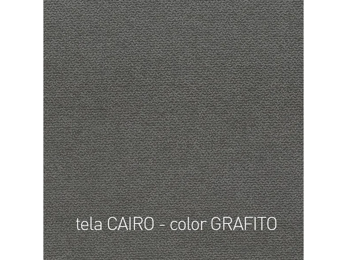 Sofá Marbella 2 plazas muelles ensacados tapizado Cairo grafito 103x165x90 cm