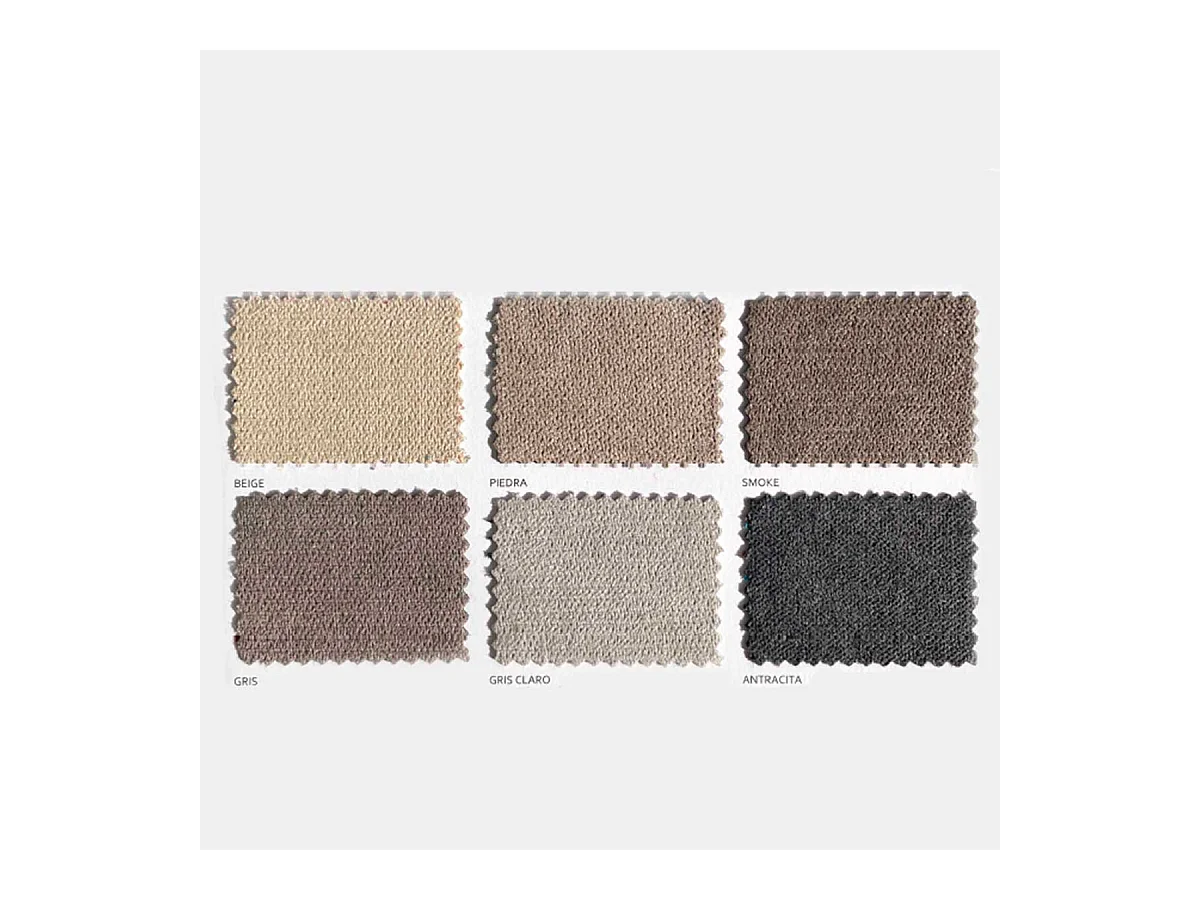 Sofá chaiselongue Paolo con USB vf izquierda bronx gris