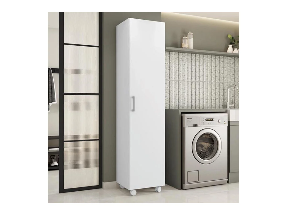 Armoire Home 1 Porte - 185X41X41 Blanc