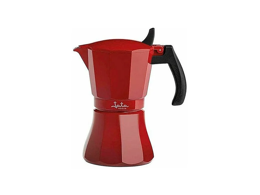 Cafetière Italienne JATA HCAF2006 Rouge Aluminium (6 Tasses)