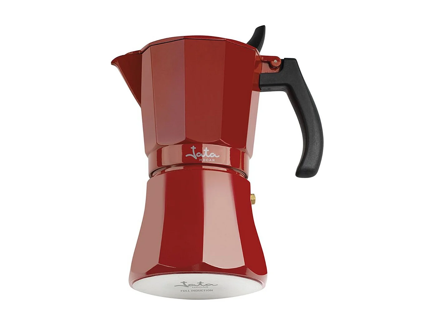 Cafetière Italienne JATA HCAF2006 Rouge Aluminium (6 Tasses)