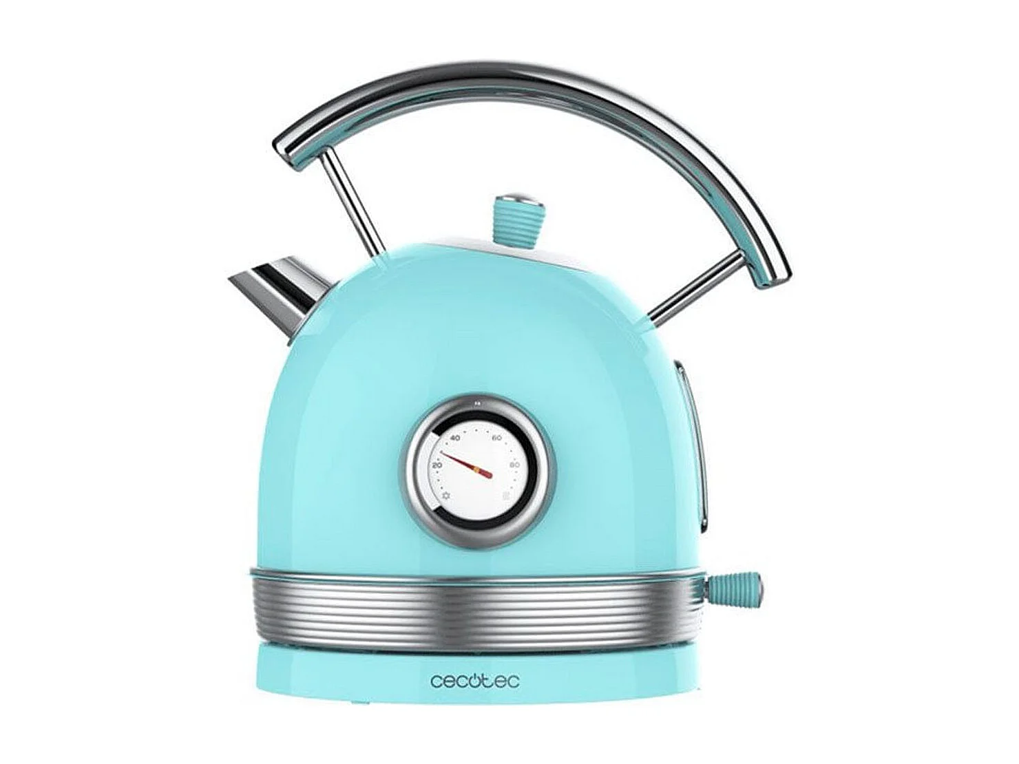 Hervidor de agua Cecotec Thermosense 420 Vintage Light Blue 2200W 1,8L azul
