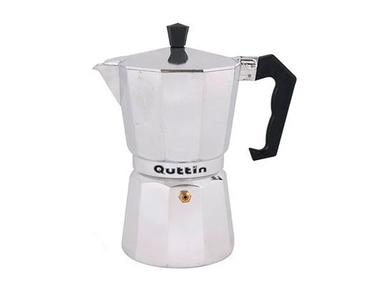 Cafetera italiana Classic Quittin 6 tazas gris/negro