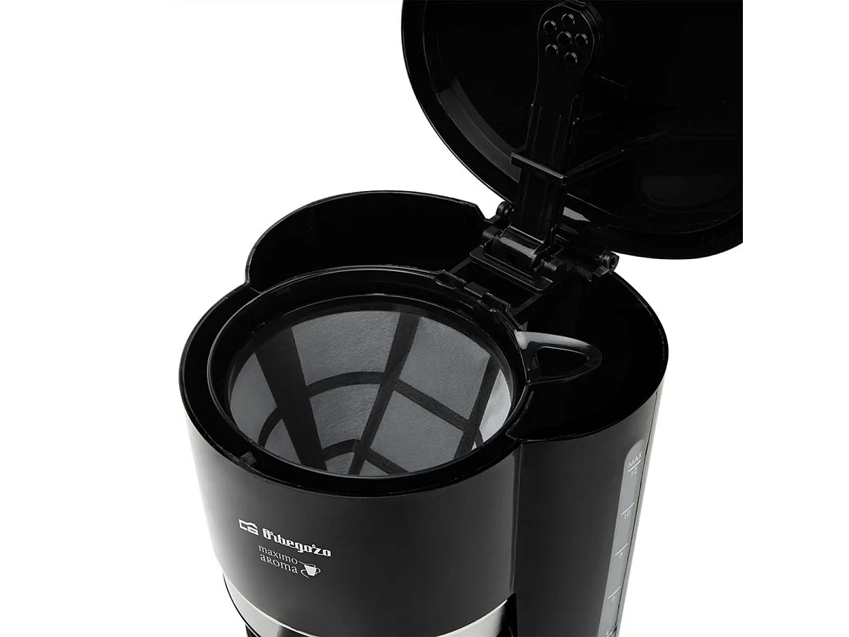 Cafetera de goteo Orbegozo CG 4027N 900W 15 tazas 1,5L negro