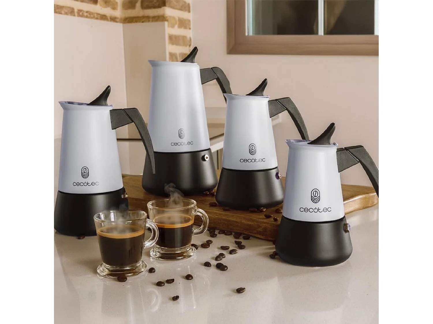 Cecotec Cafetera italiana Piccolina 600 Blue