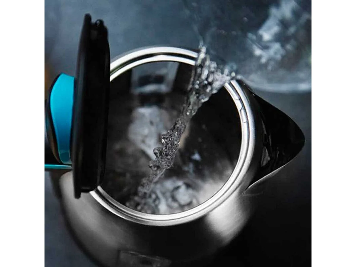 Hervidor de agua eléctrico Thermosense 270 Steel Cecotec 1,7L 2200W con base independiente inox