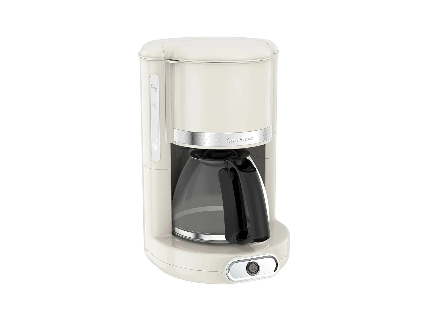 Cafetera de goteo Moulinex FG381A10 10-15 tazas 1,25L blanco