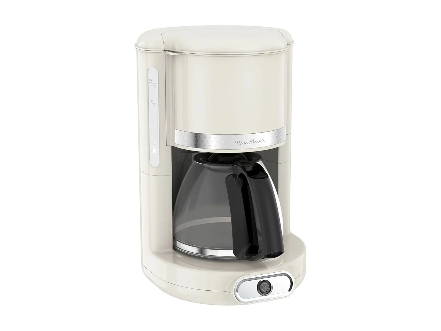 Moulinex Cafetière filtre 15tasses 1000w ivoire - fg381a10