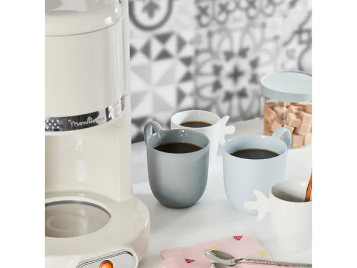 Moulinex Cafetière filtre 15tasses 1000w ivoire - fg381a10