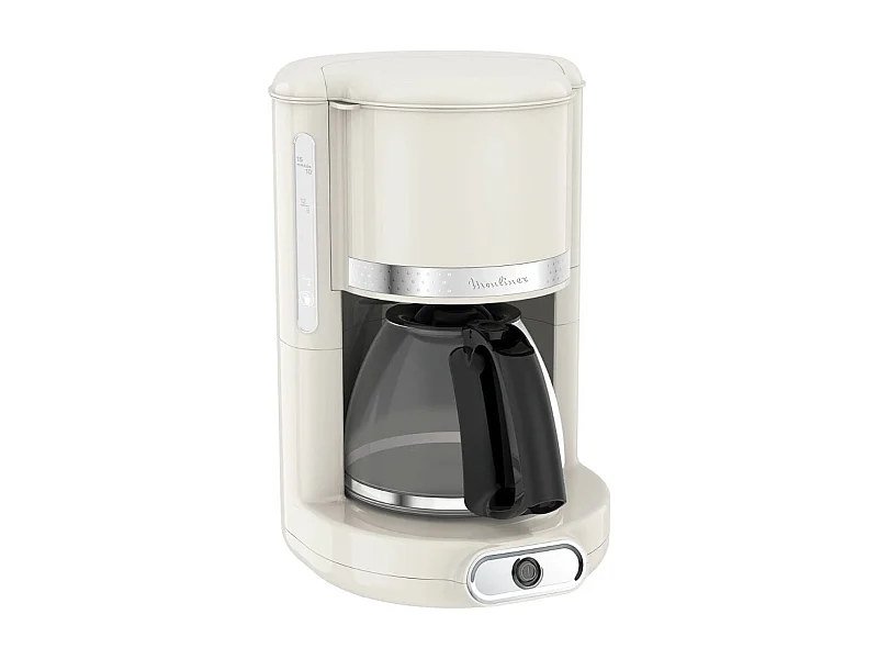 Moulinex Cafetière filtre 15tasses 1000w ivoire - fg381a10