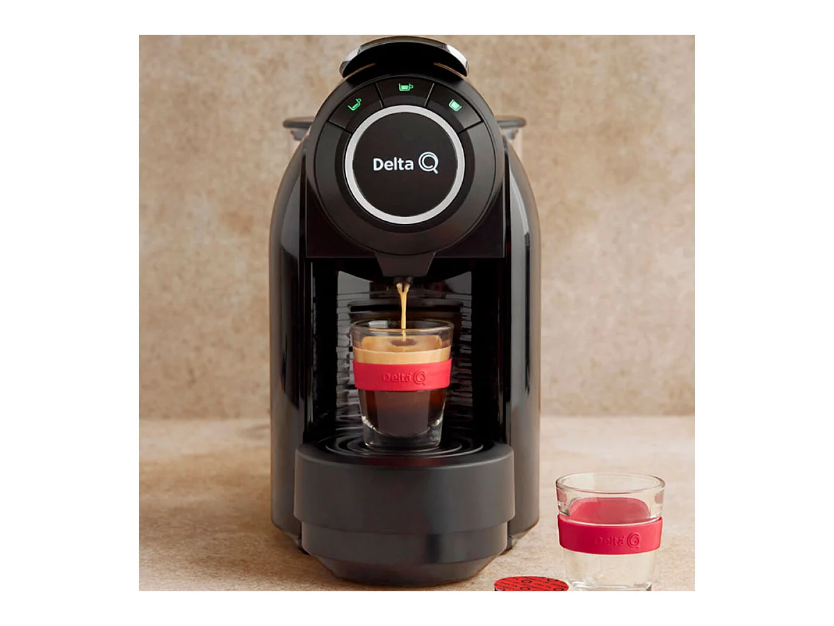 Cafetera de cápsulas Qool Evolution Delta Q 1200W 19bar 1L negro
